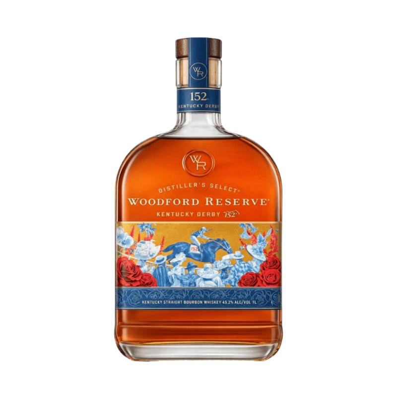 Woodford Reserve Kentucky Derby 152 Straight Bourbon Whiskey Liter - ForWhiskeyLovers.com