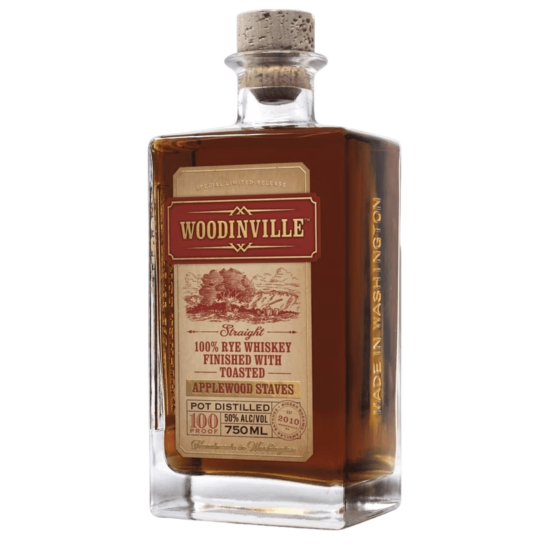 Woodinville Applewood Staves Straight Bourbon Whiskey - ForWhiskeyLovers.com