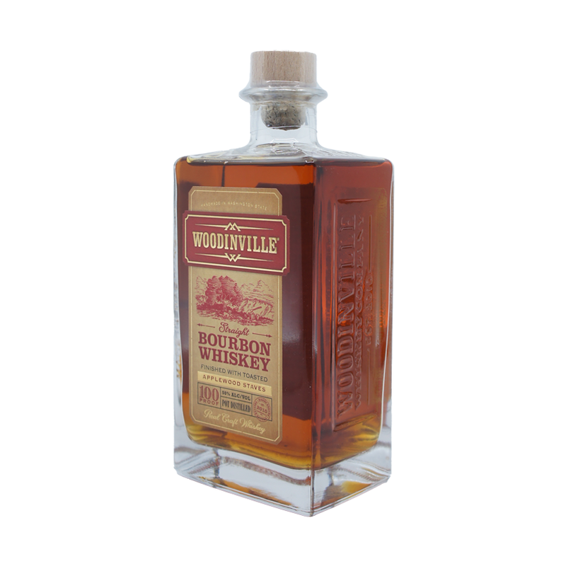 Woodinville Applewood Staves Straight Bourbon Whiskey - ForWhiskeyLovers.com