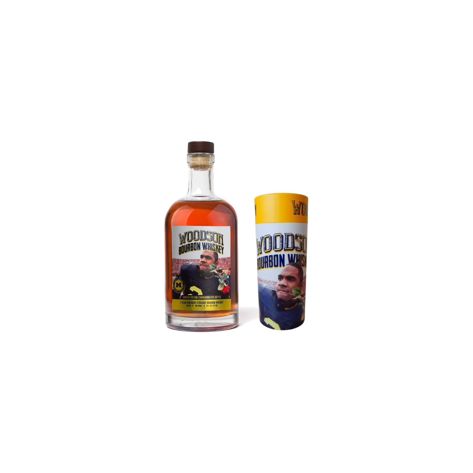 Woodson Bourbon Whiskey Michigan Rose in Mouth Commemorative 750ml - ForWhiskeyLovers.com