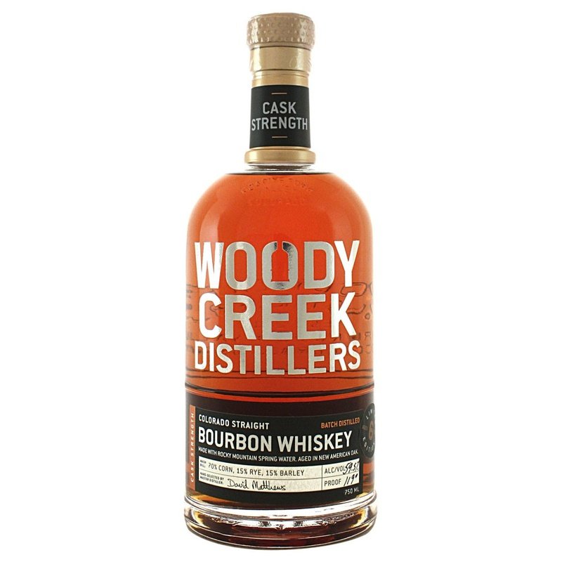 Woody Creek Distillers Cask Strength Colorado Straight Bourbon Whiskey - ForWhiskeyLovers.com