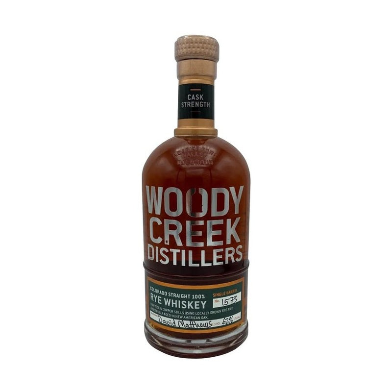 Woody Creek Distillers Cask Strength Colorado Straight Rye Whiskey - ForWhiskeyLovers.com