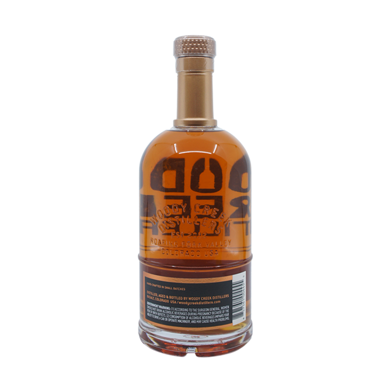 Woody Creek Distillers Single Barrel Colorado Straight Bourbon Whiskey - ForWhiskeyLovers.com