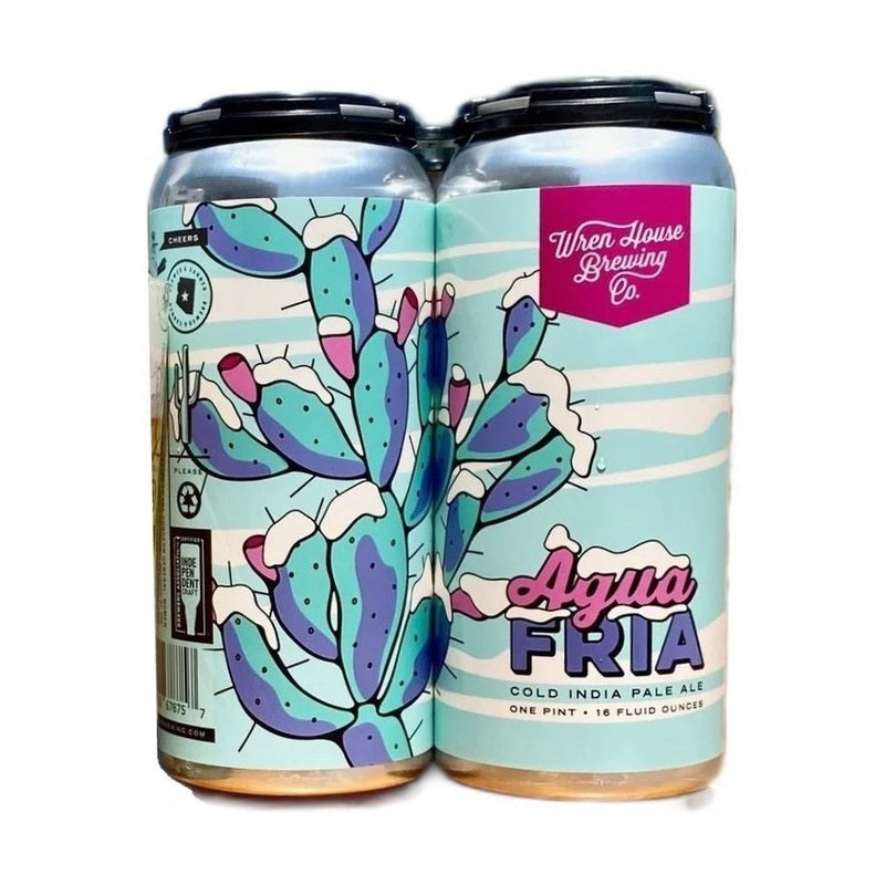 Wren House Brewing Co. Agua Fria Cold IPA Beer 4-Pack - ForWhiskeyLovers.com