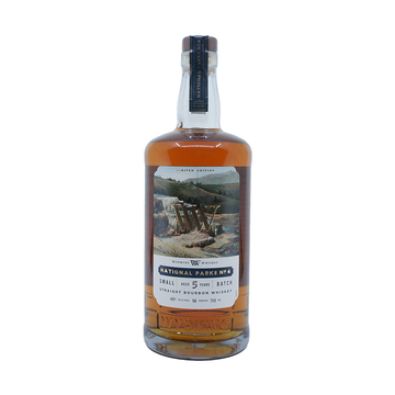 Wyoming National Parks No. 4 Small Batch 5 Year Old Straight Bourbon Whiskey - ForWhiskeyLovers.com