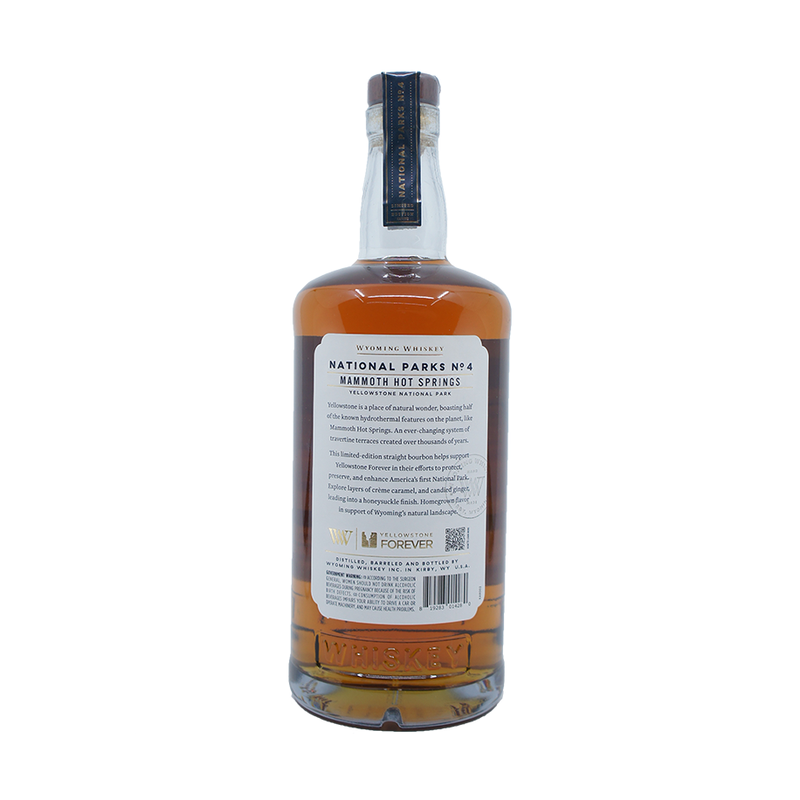 Wyoming National Parks No. 4 Small Batch 5 Year Old Straight Bourbon Whiskey - ForWhiskeyLovers.com