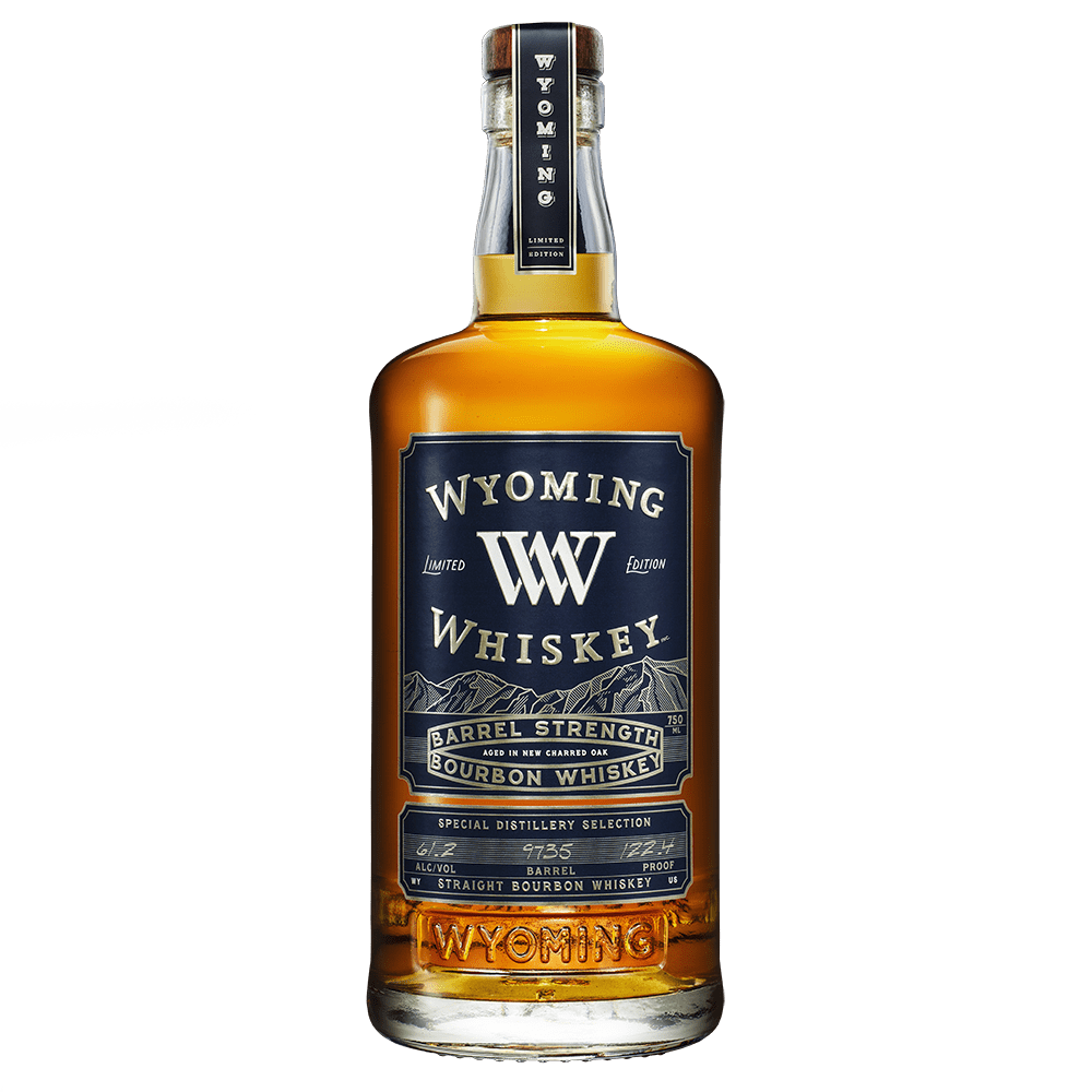 Wyoming Whiskey Barrel Strength Bourbon Whiskey - ForWhiskeyLovers.com