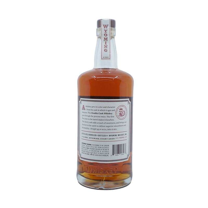 Wyoming Whiskey Double Cask Straight Bourbon Whiskey - ForWhiskeyLovers.com