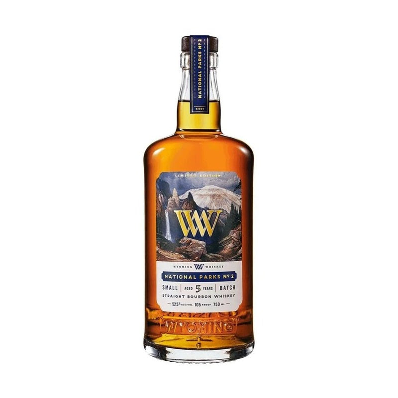 Wyoming Whiskey National Parks No. 2 Small Batch 5 Year Old Straight Bourbon Whiskey - ForWhiskeyLovers.com
