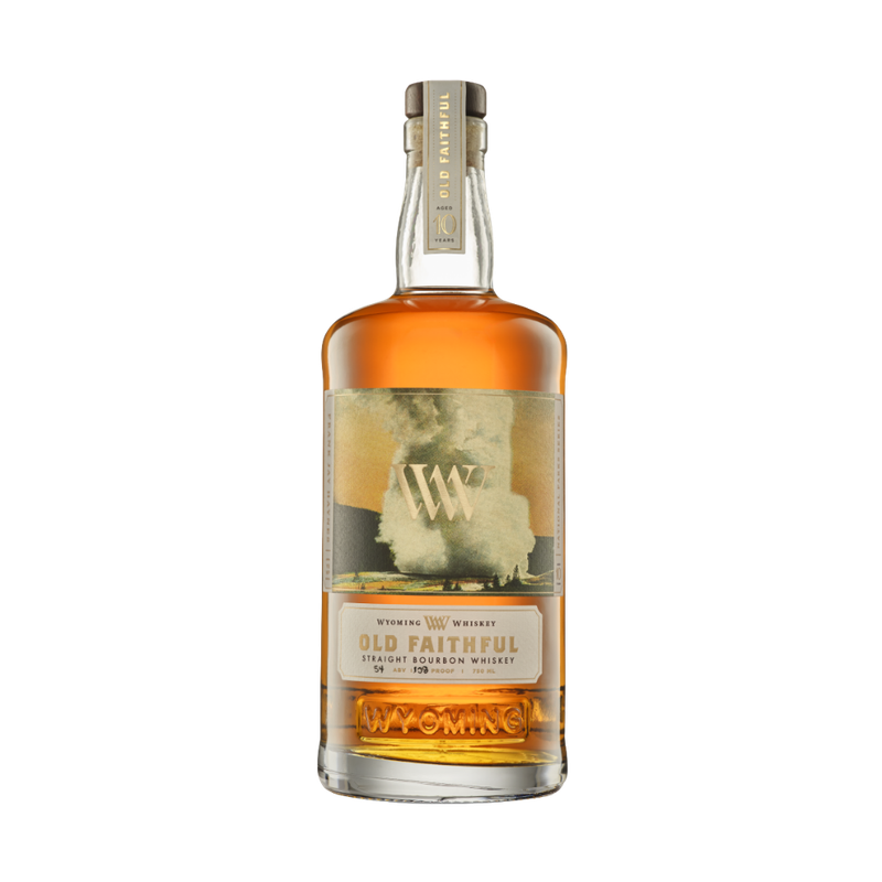 Wyoming Whiskey Old Faithful 10 Year Old Straight Bourbon Whiskey - ForWhiskeyLovers.com