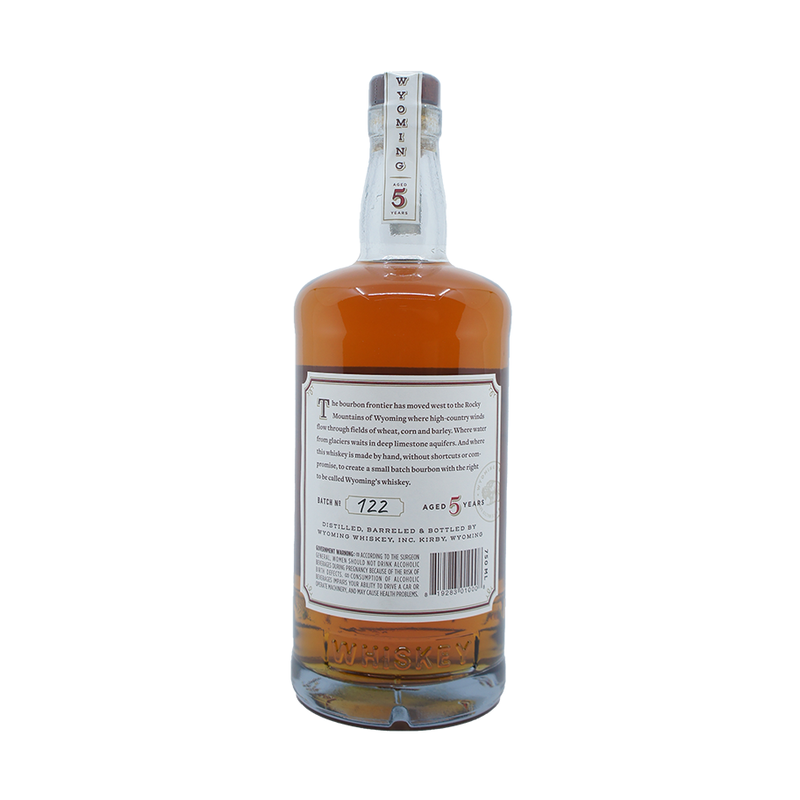 Wyoming Whiskey Small Batch Bourbon 750ml - ForWhiskeyLovers.com