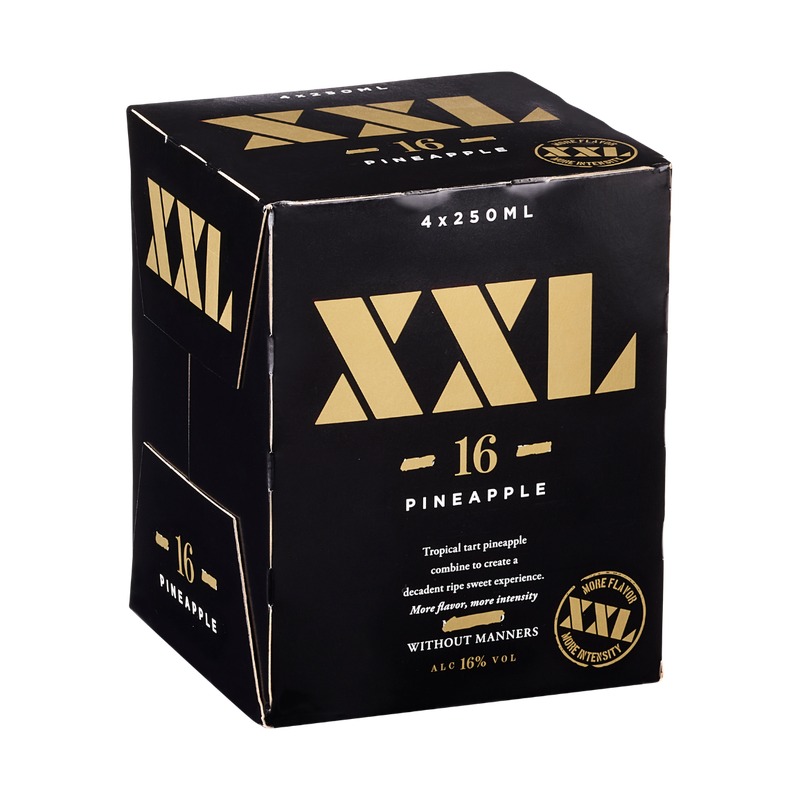 XXL Pineapple Moscato Flavored Wine 4-Pack - ForWhiskeyLovers.com