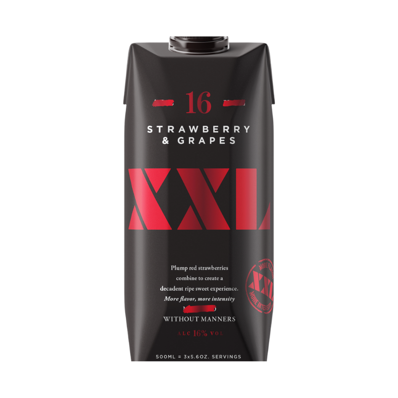XXL Strawberry Moscato Flavored Wine 500ml - ForWhiskeyLovers.com