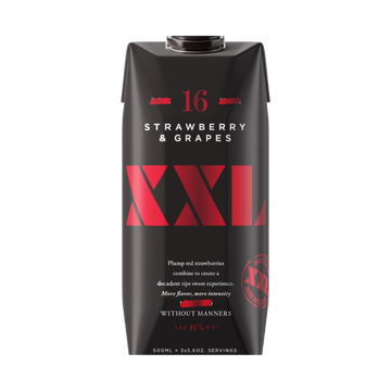 XXL Strawberry Moscato Flavored Wine 500ml - ForWhiskeyLovers.com
