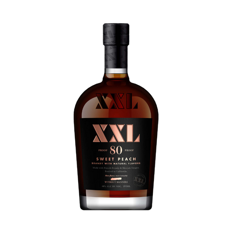 XXL Sweet Peach Flavored Brandy 375ml - ForWhiskeyLovers.com