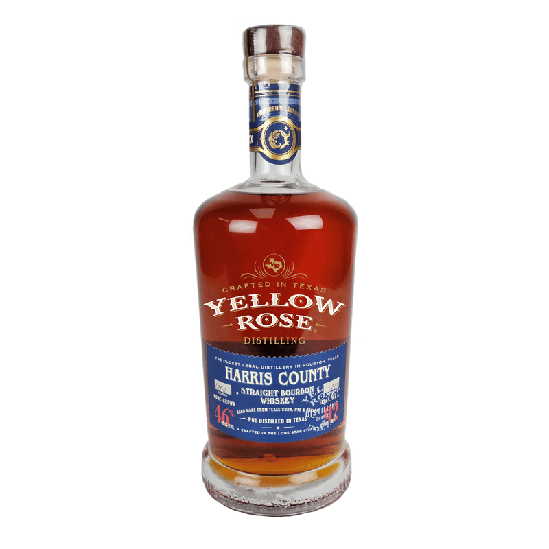 Yellow Rose Harris County Straight Bourbon Whiskey - ForWhiskeyLovers.com