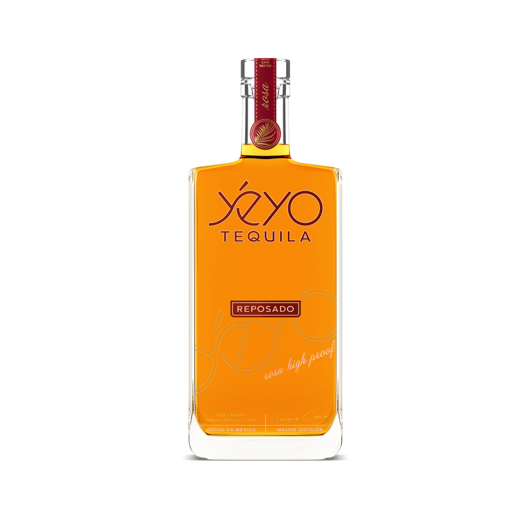 Yéyo Reposado Rosa 86 Tequila 750ml - ForWhiskeyLovers.com