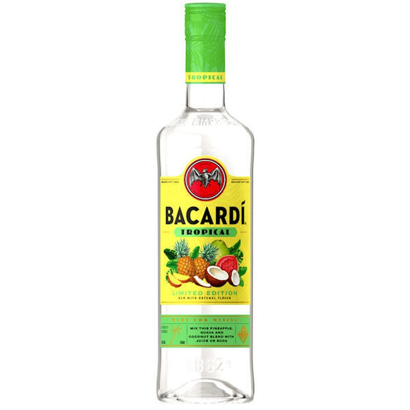 Bacardí Tropical Rum 750 mL - ForWhiskeyLovers.com