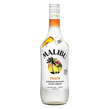 Malibu Peach Rum 750ml - ForWhiskeyLovers.com