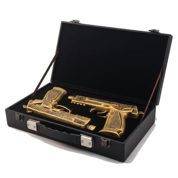 Oceano Azul Double Trouble Pistol Añejo Tequila (2 x 200 mL) - ForWhiskeyLovers.com