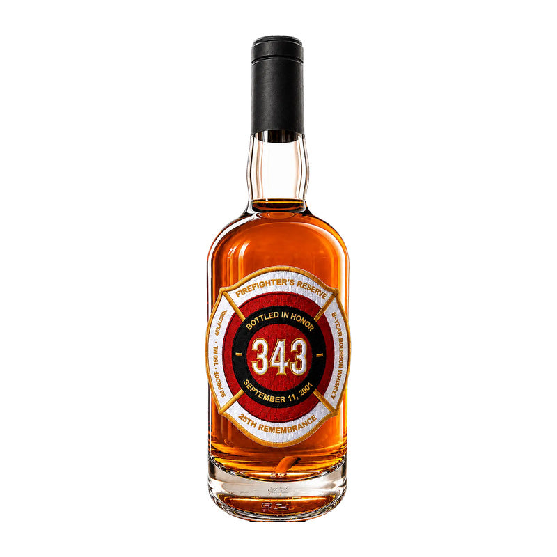 Firefighter's Reserve 343 8 Year Single Barrel Bourbon 750ml - ForWhiskeyLovers.com