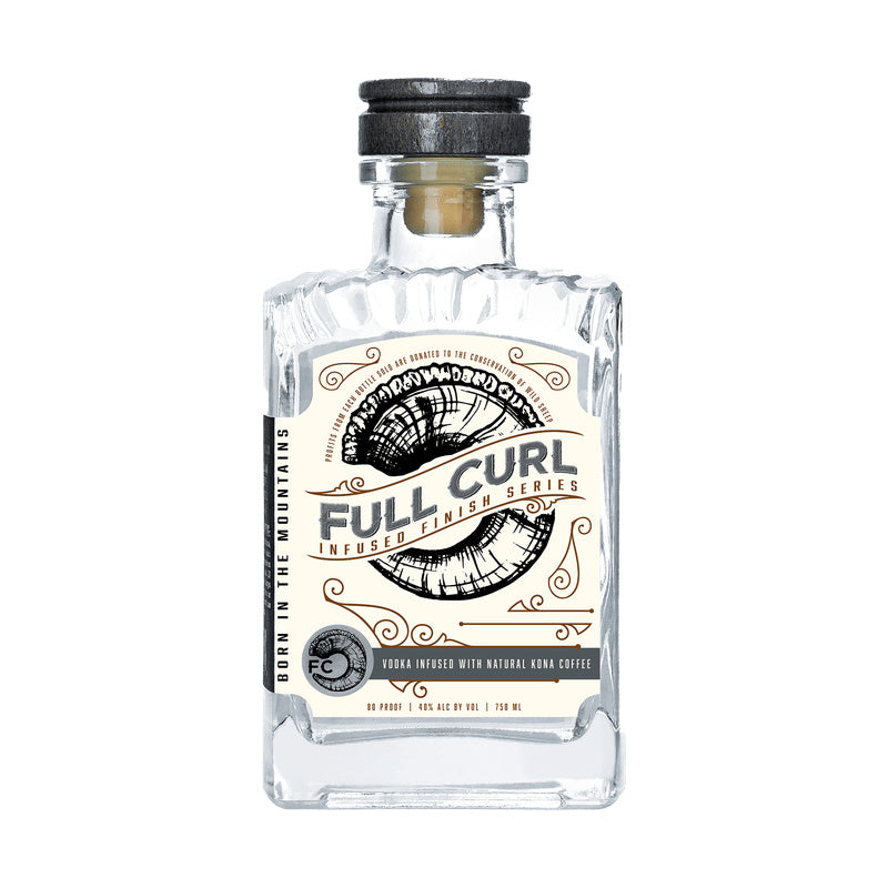 Full Curl Vodka Infused with Natural Kona Coffee 750ml - ForWhiskeyLovers.com