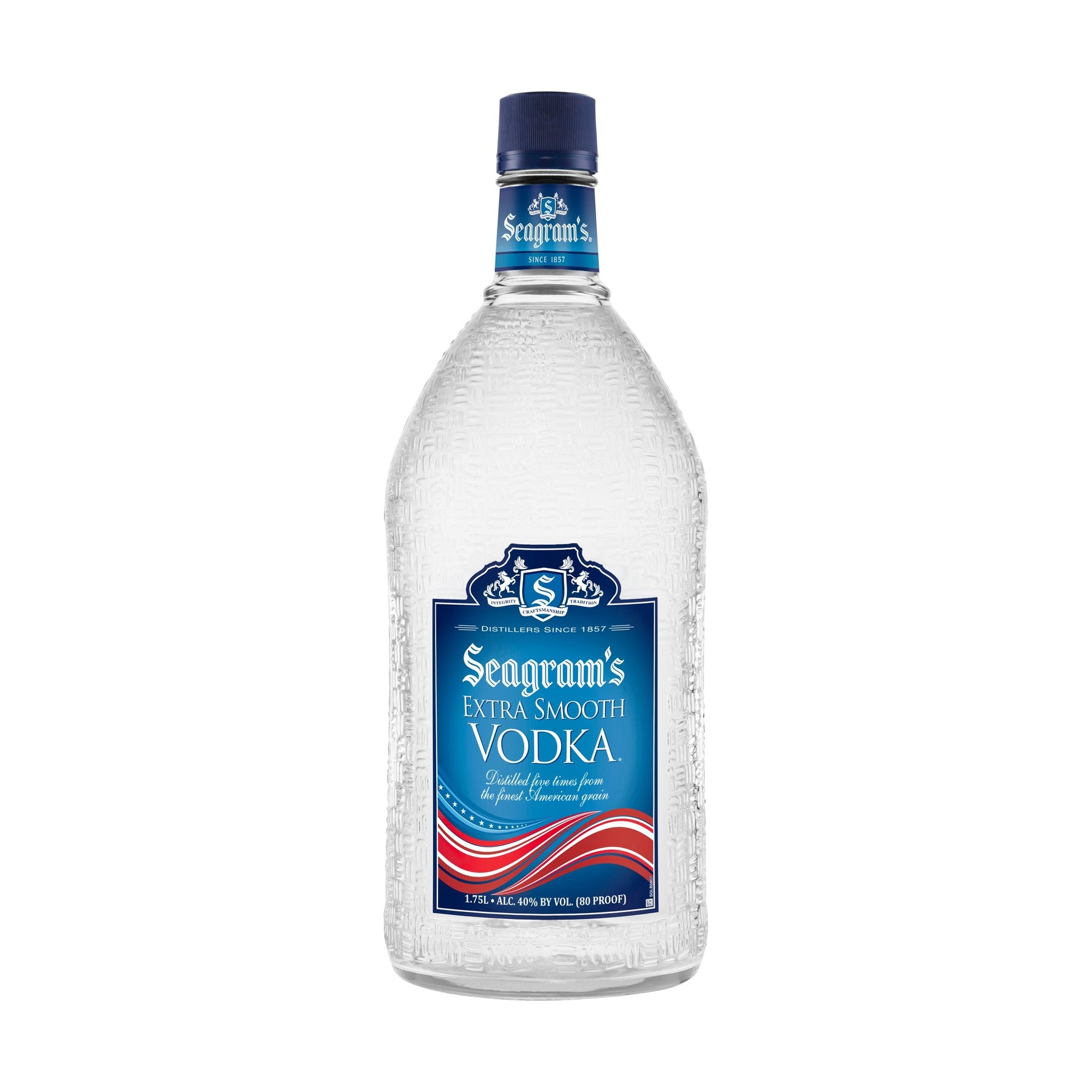 Seagram's Extra Smooth Vodka 1.75L - ForWhiskeyLovers.com