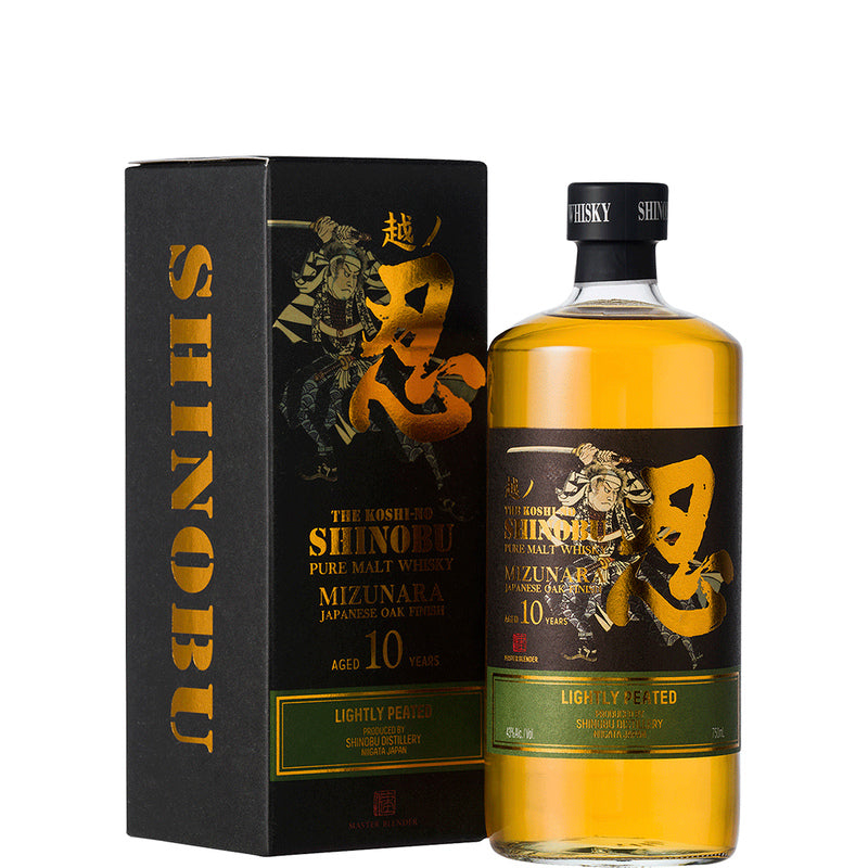 Shinobu Pure Malt Mizunara Lightly Peated 10 Year 750ml - ForWhiskeyLovers.com