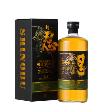 Shinobu Pure Malt Mizunara Lightly Peated 10 Year 750ml - ForWhiskeyLovers.com