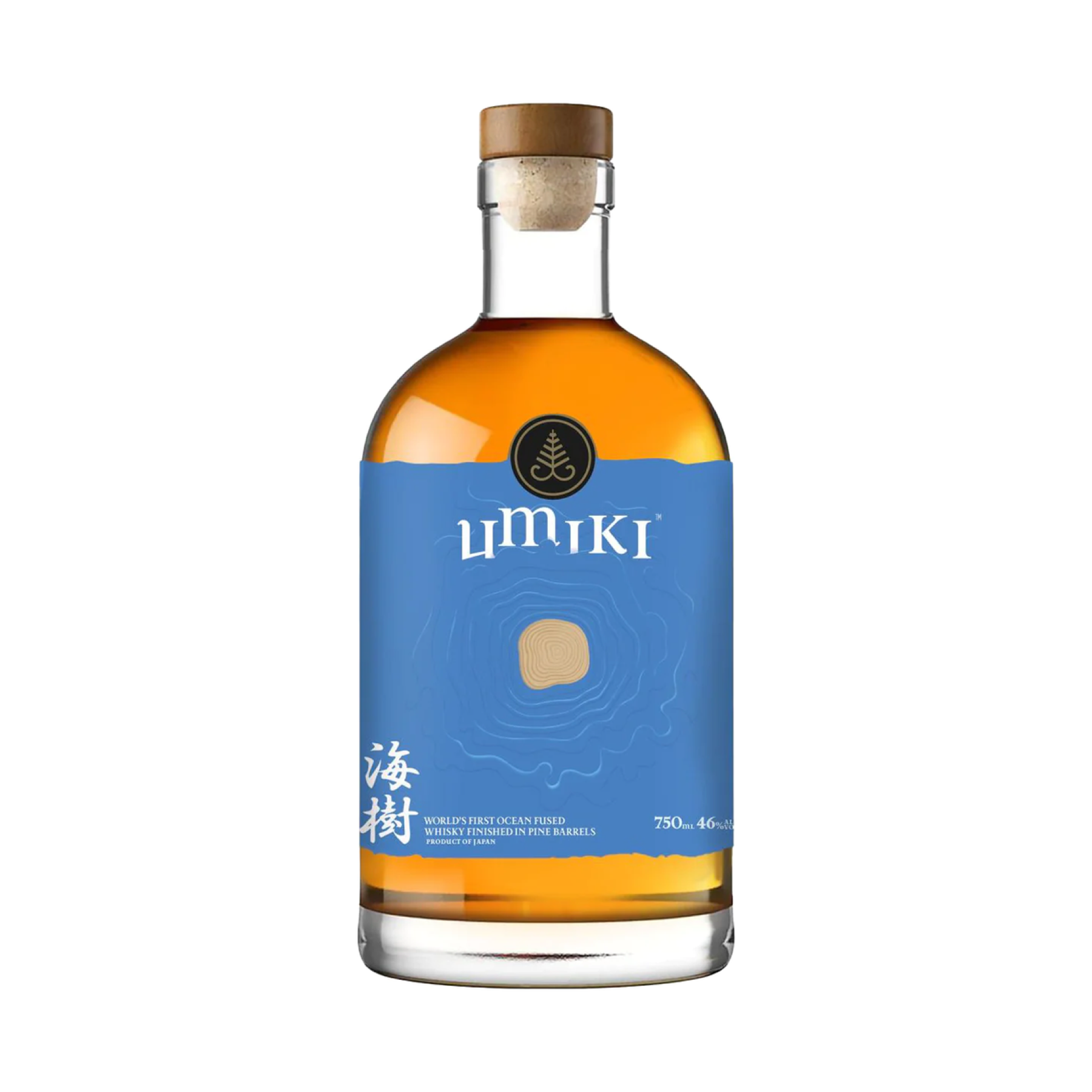 Umiki Japanese Ocean Fused Whisky 750ml - ForWhiskeyLovers.com