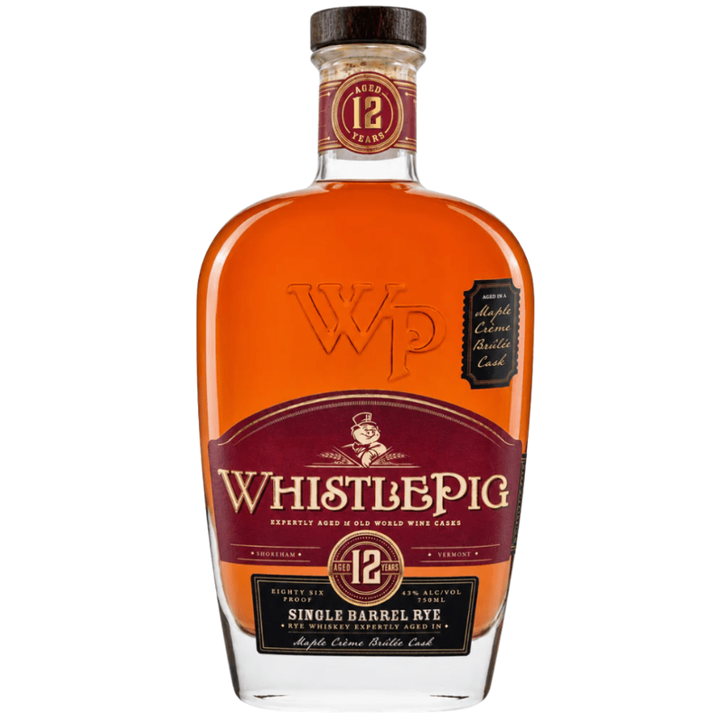 WhistlePig 12 Year Bespoke Barrel Rye Whiskey Maple Crème Brûlée Cask 2026 750ml Pre-Order - ForWhiskeyLovers.com