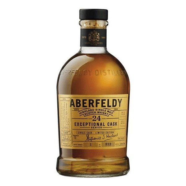 Aberfeldy Exceptional Cask 24 Year Old Single Malt Scotch Whisky 750mL - ForWhiskeyLovers.com