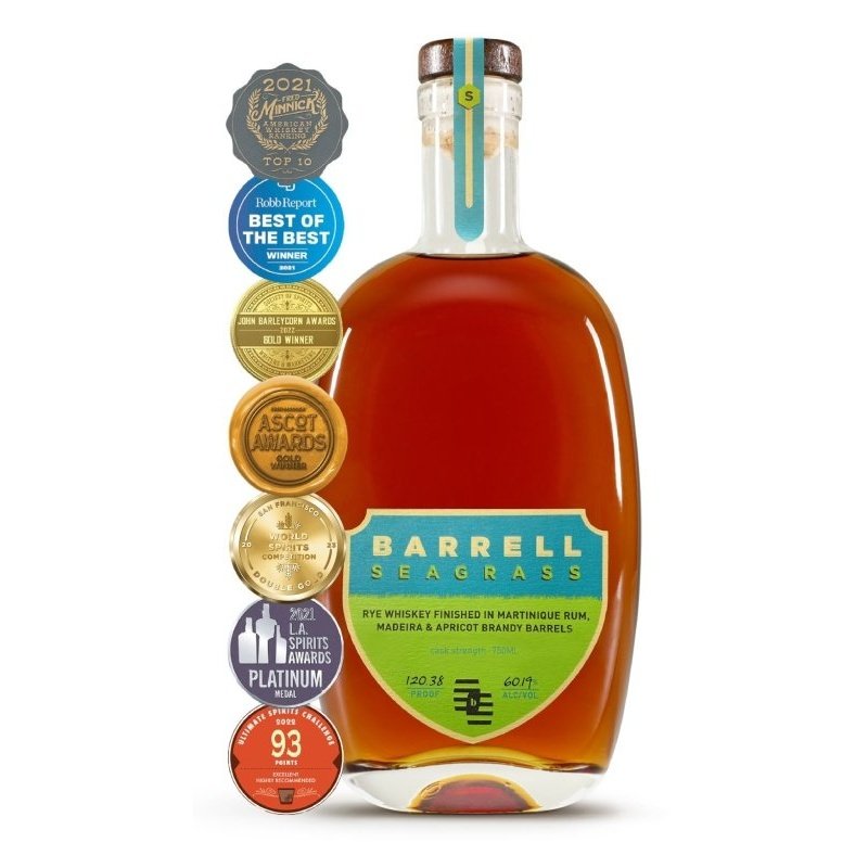 Barrell Seagrass Rye Whiskey 750mL - ForWhiskeyLovers.com