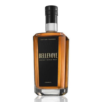 Bellevoye Black Peated French Triple Malt Whisky 700mL - ForWhiskeyLovers.com