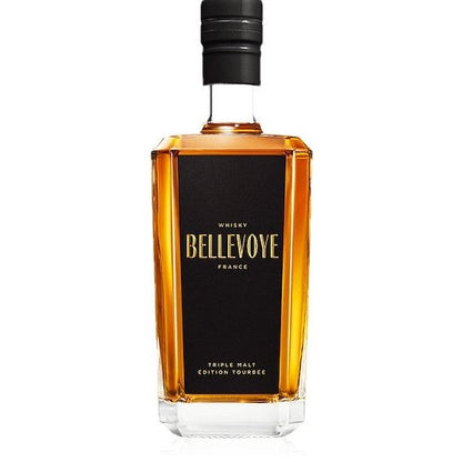 Bellevoye Black Peated French Triple Malt Whisky 700mL - ForWhiskeyLovers.com