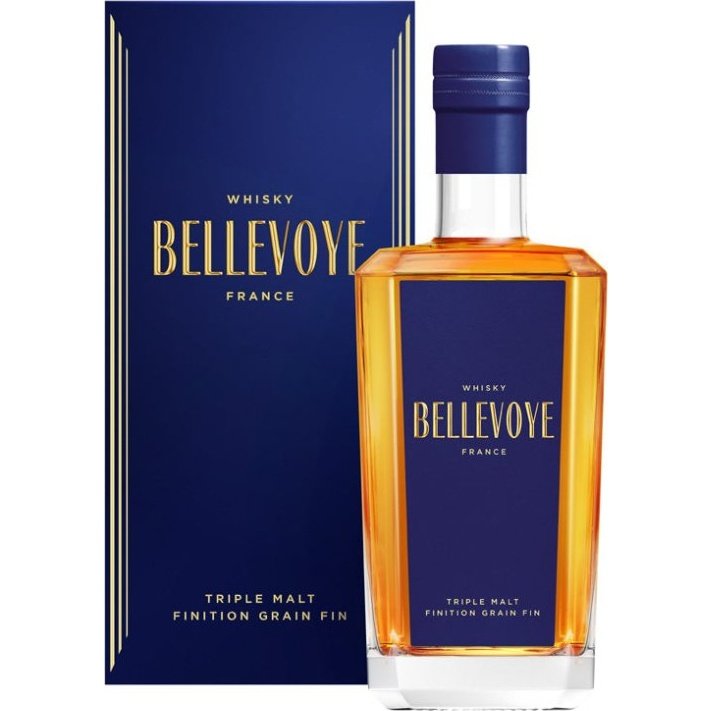 Bellevoye Blue French Grain Finish Triple Malt Whisky 700mL - ForWhiskeyLovers.com