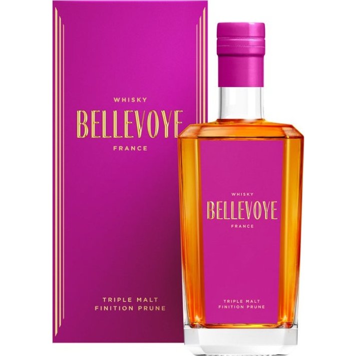 Bellevoye Triple Malt French Whisky Plum Liqueur Finish 700mL - ForWhiskeyLovers.com