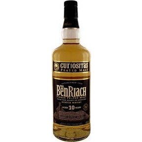 BenRiach Curiositas 10 YO Peated Speyside Single Malt 750mL - ForWhiskeyLovers.com