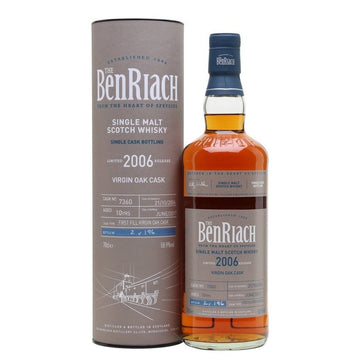 Benriach Single Malt 2006 Virgin Oak Cask 750mL - ForWhiskeyLovers.com