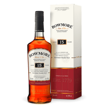 Bowmore 15YO Single Malt Whisky 750mL - ForWhiskeyLovers.com