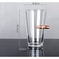 Bullet Beer & Spirits Glasses - ForWhiskeyLovers.com