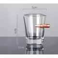 Bullet Beer & Spirits Glasses - ForWhiskeyLovers.com