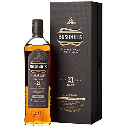 Bushmills 21 Year Old Irish Whiskey 750ml - ForWhiskeyLovers.com