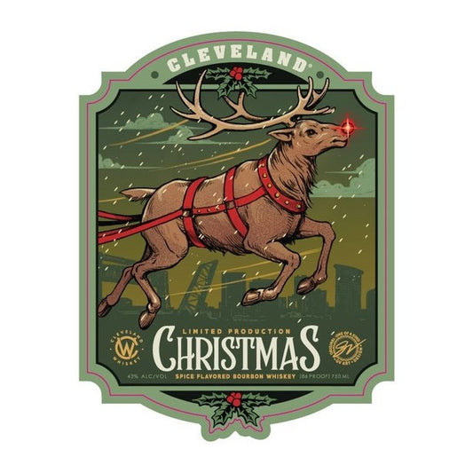 Cleveland Whiskey Christmas Bourbon 2021 Release 750mL - ForWhiskeyLovers.com