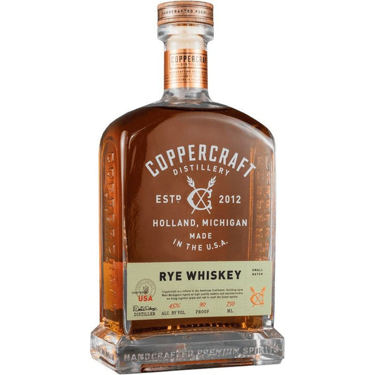 Coppercraft Straight Rye Whiskey 750mL - ForWhiskeyLovers.com