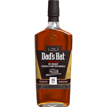 Dad's Hat Rye Whiskey Port Wine Barrel Finish 750ml - ForWhiskeyLovers.com