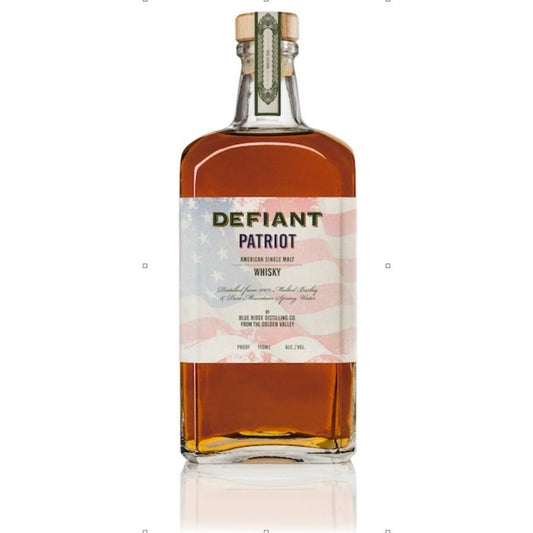 Defiant Patriot Cask Strength American Single Malt Whisky 750mL - ForWhiskeyLovers.com