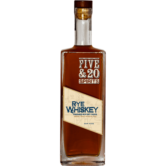 Five & 20 Port Finished Rye Whiskey 750mL - ForWhiskeyLovers.com