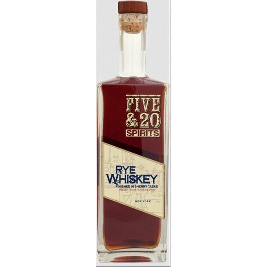 Five & 20 Sherry Finished Rye Whiskey 750mL - ForWhiskeyLovers.com