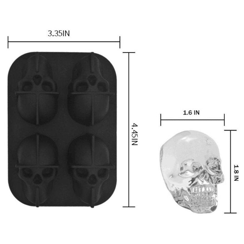 Four-In-One Silicone Ice Tray Mold - ForWhiskeyLovers.com
